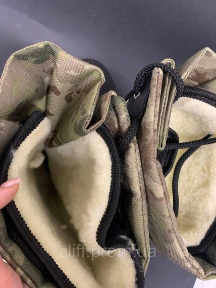 Чоловічі зимові чоботи Оскар 03-1 на шнурівці зелений камуфляж Cordura | Зображення 5