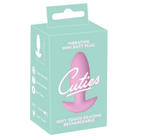 Анальная пробка с вибрацией Vibrating Mini Butt Plug Rose Sex Aura