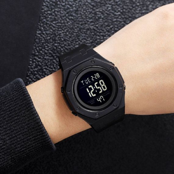 Годинники наручні спортивні SKMEI 2048BKBK, Військові тактичні годинники рибалки мисливця PM-83 | Зображення 3