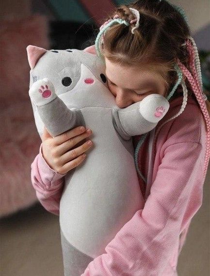 Іграшка Кіт батон 130 см, Дитяча подушка для обіймів Кіт Батон 130 см   знижка | Зображення 4