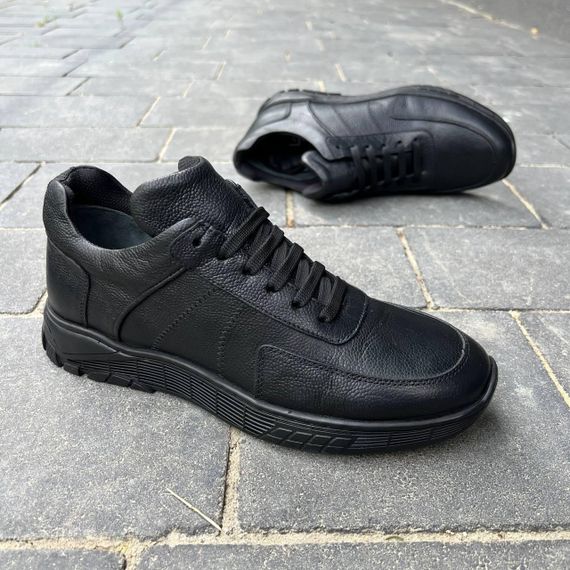 Кожаные черные кеды Luciano Bellini 43 размер | Зображення 4