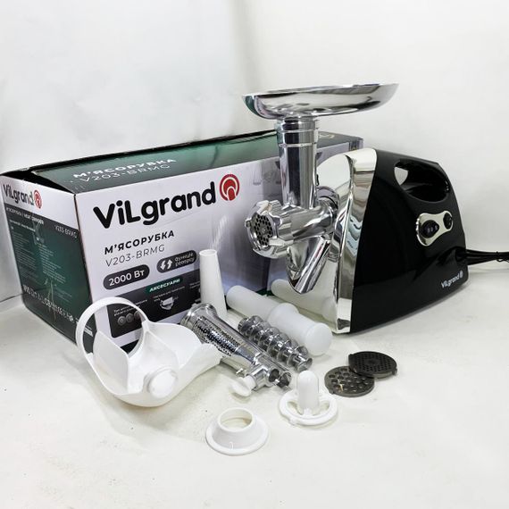 Електром'ясорубка ViLgrand V203-BRMG. Колір: чорний | Зображення 8
