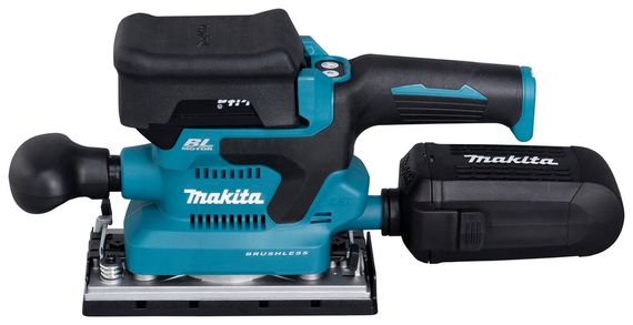 Шліфмашина вібраційна акумуляторна Makita DBO381ZU (93x228 мм, 4000-12000 хв-1, AWS, BL, LXT, без акумуляторів та зарядного пристрою) | Зображення 2