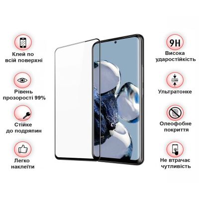 Стекло защитное BeCover Xiaomi 12T / 12T Pro Black (708558) | Зображення 3