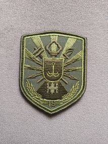 Шеврон 18 авіаційна комендатура Одеса / олива