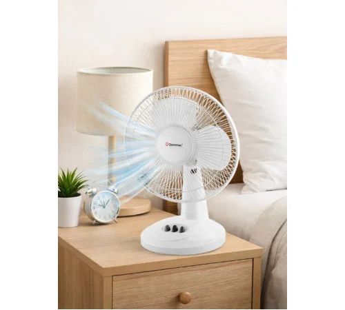 Вентилятор підлоговий DOMOTEC MS-1624 White • Побутовий вентилятор для дому, офісу та кімнати • Потужний вентилятор для охолодження і циркуляції повітря | Зображення 1