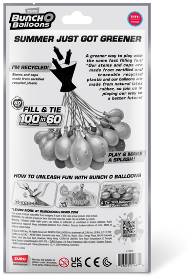 Ігровий набір Bunch O Balloons Водні кульки 100 шт/уп, в асортименті (56288UQ1) | Зображення 1