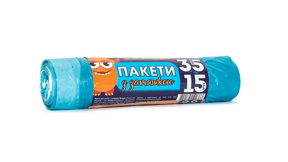 Пакеты для мусора 35*15 с завязками ТМ Продом | Зображення 1
