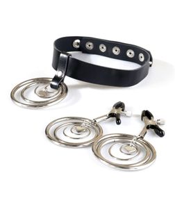 Набір чокер + затискачі Art of Sex Choker and Nipple clamps Triada Чорний One Size