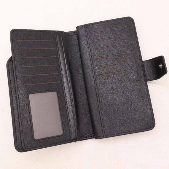 Мужской кошелек Baellerry Business (19,5х10х3 см) с ремешком / Портмоне для мужчин на кнопке | Зображення 6