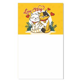Блокнот на магніті Love story "Котики" Kt30072101, 30 аркушів