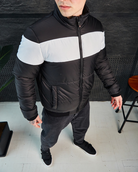 Куртка Лион черно-белый S M | Зображення 1