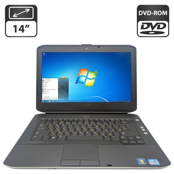 Ноутбук Dell Latitude E5430 / 14" (1366x768) TN / Intel Core i5-3320M (2 (4) ядра по 2.6 - 3.3 GHz) / 8 GB DDR3 / 320 GB HDD / Intel HD Graphics 4000 / WebCam / DVD-ROM б/у