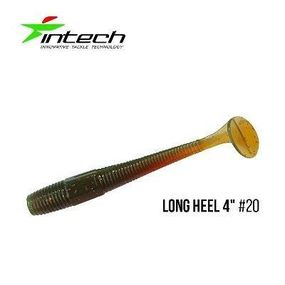Силиконовая приманка, Съедобный силикон Intech Интеч Long Heel 4"6 шт #20