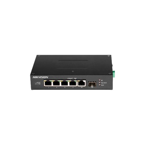 Комутатор мережевий Hikvision DS-3T0506HP-E/HS | Зображення 1