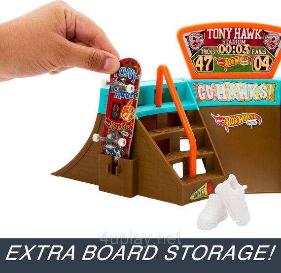 Hot Wheels Skate Stadium Playset Трек Хот Вилс Скейт-стадион, Первая тренировка Оригинал | Зображення 4
