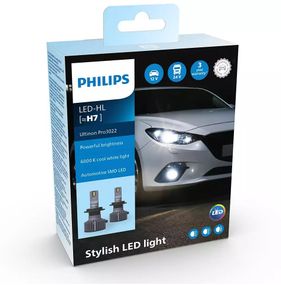 Комплект світлодіодних ламп PHILIPS H7 11972U3022X2 Ultinon Pro 3022 LED-HL 12/24V