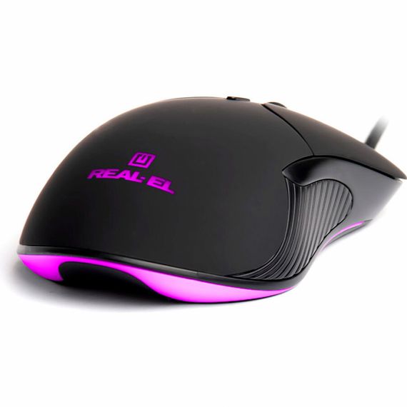 Мишка REAL-EL RM-295 USB Black | Зображення 6