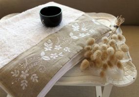 Рушник Barine 8933 Туреччина 50*90 см  Бавовна Білий