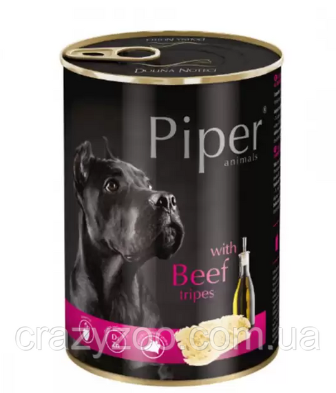 Вологий корм для собак Dolina Noteci Piper з яловичим шлунком 400 г DN105-302438