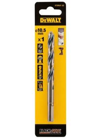 Свердло по металу DeWalt Black & Gold 10.5 мм (DT20531)