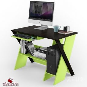 Компьютерный стол Comfy-Home Zhuk Zhuk ВенгеЗеленая вода