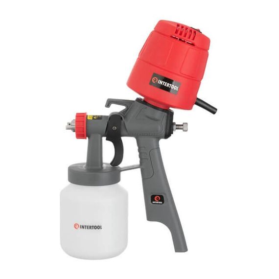 Фарбопульт електричний HVLP 450 Вт, форсунка 1,5 мм INTERTOOL DT-5045 | Зображення 1