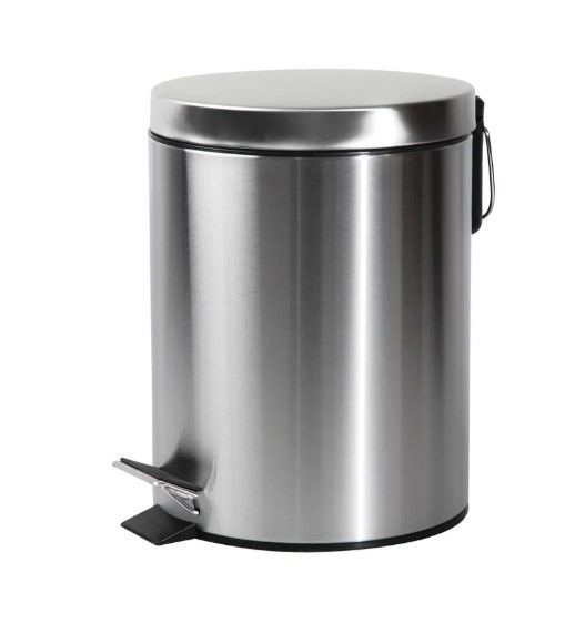 Відро для сміття кругле Zerix Solo-TC0107 SS Color 7 л нержавійка (ZX5899)