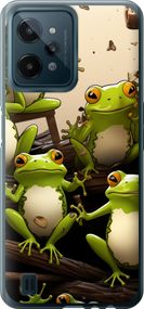 Чехол на Realme C31 Жабки "5656u-2593-17620"