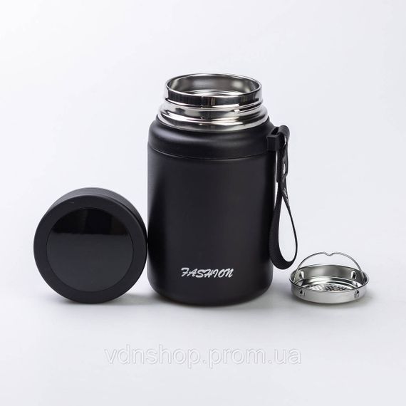 Термос Fashion з датчиком температури 700 мл Чорний HP-14-20B | Зображення 4