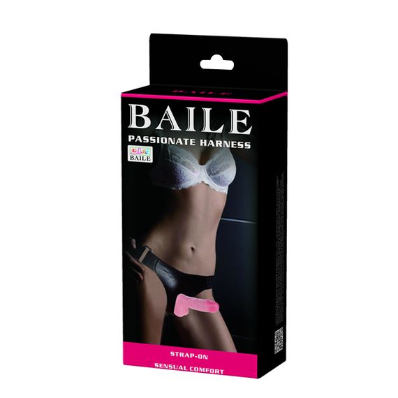 Страпон - Baile Passionate Harness, 15 см | Зображення 1