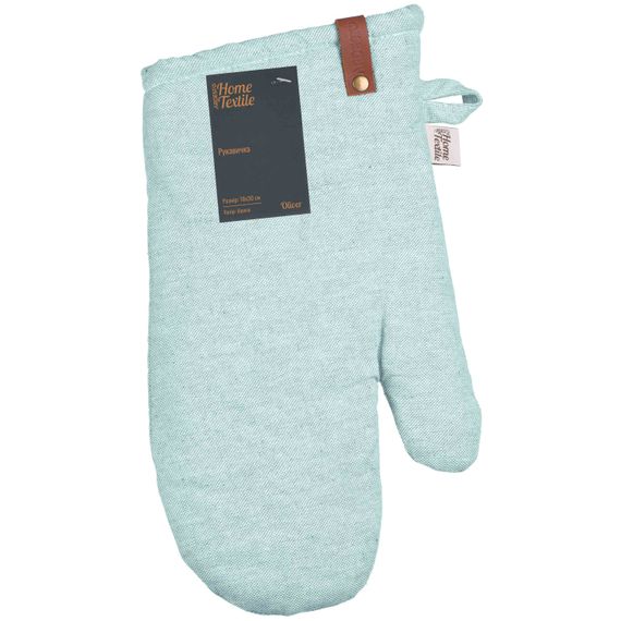 Рукавичка Ardesto Oliver, 18х30см, 100% бавовна, бірюза (ART05OT)