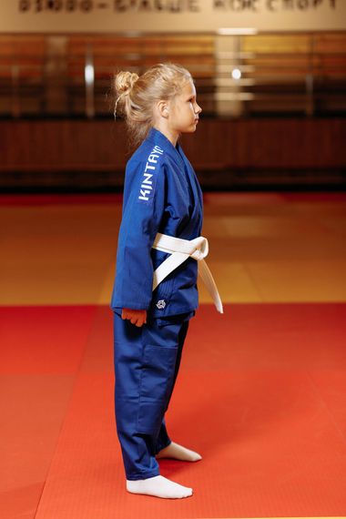 Кімоно для дзюдо синє, TM "Kintayo" Koka, 150 зріст, щільність 350 гр/м.кв | Зображення 7