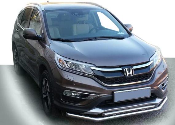 Передній захист ST014 (нерж.) для Honda CRV 2017-2022 рр