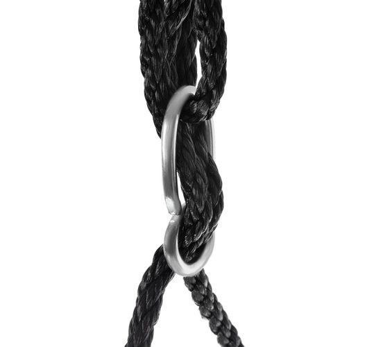 Детские качели «Гнездо аиста» Ø100 см / 150 кг – регулируемая высота, садовые подвесные качели | Зображення 4