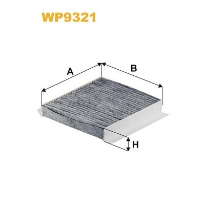 Фильтр салона Wixfiltron WP9321