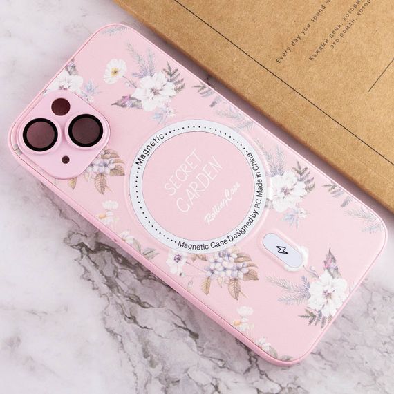 TPU+PC чохол Secret Garden with MagSafe для Apple iPhone 15 (6.1") | Зображення 3