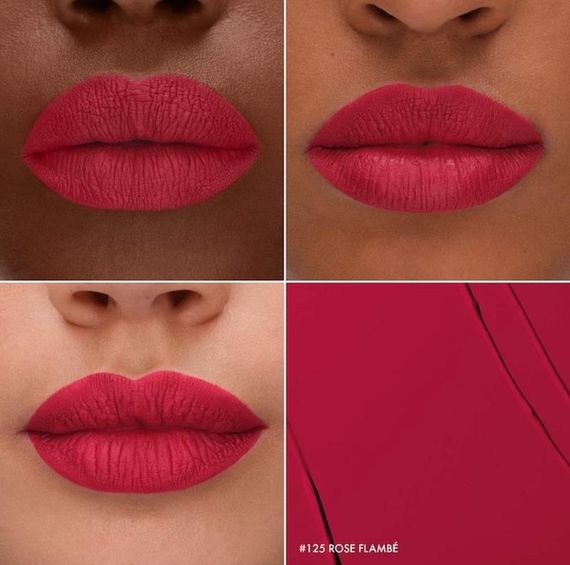 Жидкая матовая помада Sephora Cream Lip stain - 125 Rose Flame (5 ml) | Зображення 1