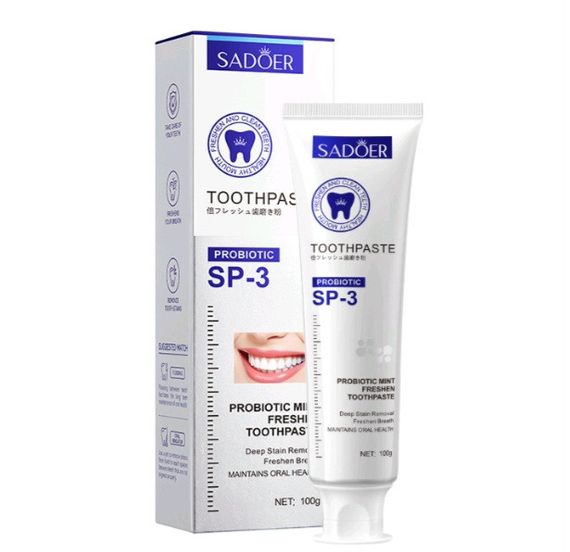 Освіжаюча зубна паста з пробіотиками SADOER Probiotic Mint Freshen Toothpaste, 100г