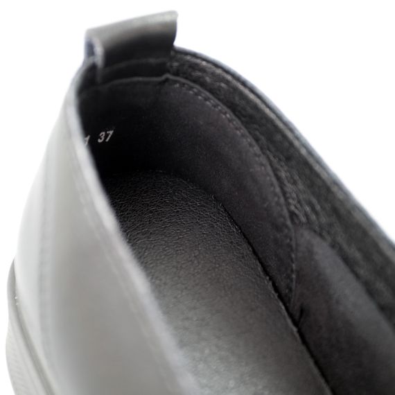 Лофери жіночі шкіряні 591372 Чорні 37 38 39 40 41 42 | Зображення 4