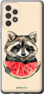 Чохол на Samsung Galaxy A73 A736B Єнотик з кавуном "4605u-2586-2448"
