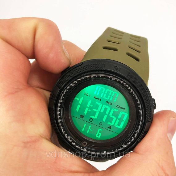 Оригінальні спортивні годинники SKMEI 2070AG, Сучасні військові годинники армійські для ЗСУ BS-51 | Зображення 6