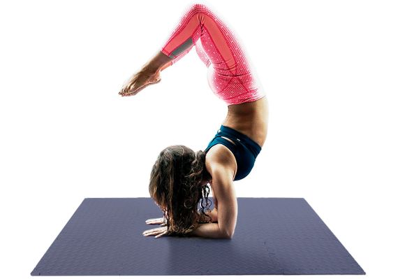 Мат-пазл EasyFit SwallowTail EVA 120х120х1 см татамі ластівчин хвіст Синій (EF-1950-BE) | Зображення 2