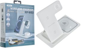 Бездротовий зарядний пристрій з одночасною зарядкою 3 пристроїв XPRO RP-W53 (MAW-43183_892)