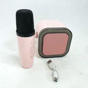 Мікрофон караоке з блютузом K12 10W, Портативне дитяче караоке Дитячий мікрофон WC-54