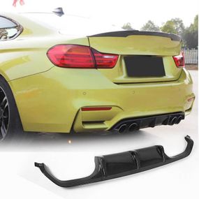 Дифузор заднього бампера V10 (для F82/F83, Карбон) для BMW 4 серія F-32 2012-2020 рр