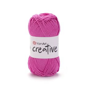 Пряжа YarnArt CREATIVE Креатив № 231 рожевий бавовна, нитки для в'язання