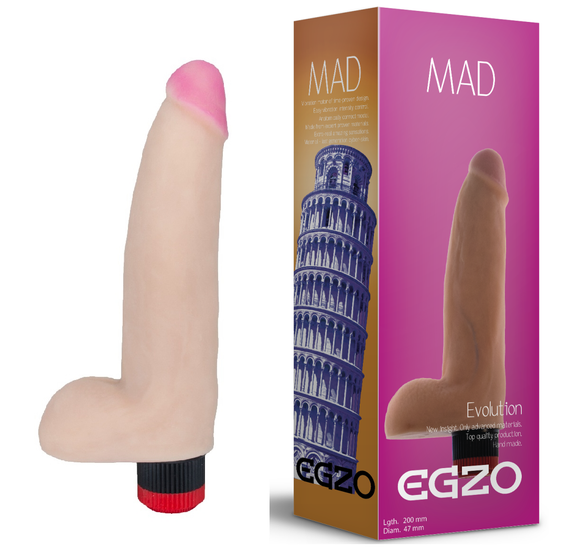 Вібратор EGZO Ciberskin V002 ( 20 см х 4,7 см ) Sex Aura