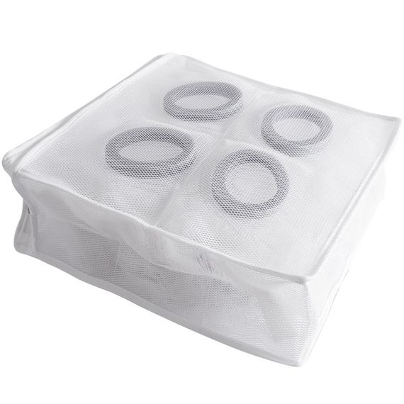 Мешок для стирки обуви с защитными вставками на два отделения 28 х 24.5 х 8 см EY-74