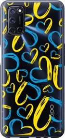 Чехол на Oppo A52 Сердца UA "5292u-1930-17620"
